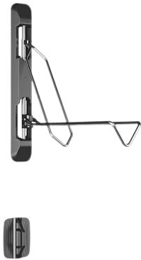 conecto Fahrrad-Wand-Halterung, 2.1 bis 2.8 Zoll Reifenbreite, 60° schwenkbar, 5-stufige Höhenverstellung, 35kg Belastbarkeit, schwarz