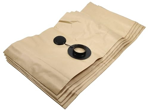 vhbw 5x Filtersack kompatibel mit Festool FIS-SR 5/6 /5 | SR 200 / E, SR 212 Absauggerät - Papier, 36cm x 30cm Sandfarben