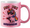 Huuraa Glitzer Kaffeebecher Pew Pew Madafakas cooles Einhorn Geschenk 330ml Pink Pew Pew Madafakas Mitbringsel