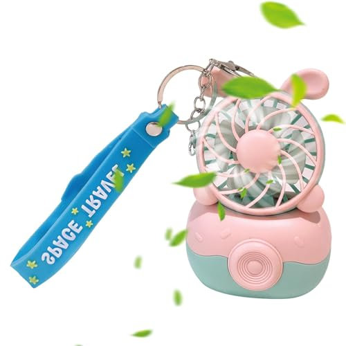 Ventilador portátil para llavero, ventilador portátil, ventilador manual, ventiladores de refrigeración pequeños, ventilador personal recargable con llavero, ventilador de bolsillo, ventilador