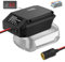 DC 18V to 12V Step Down Converter for Bosch 18V PBA PSB PSR Home and Garden Battery, Power Wheels Adapter, Cigarette Lighter Buck Adapter for Car Power Tools, Car Refrigerator