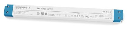 PLV LED-Netzteil 75W, 24V | IP20 Schutzart | Kompakt, Effizient & Sicher, Trafo für LED-Beleuchtung