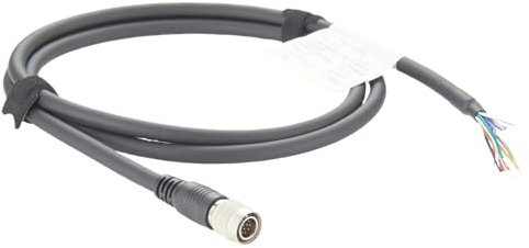 Plinkwirekb Hirose HR10A 12-Pin Kabel 1,5 m, Power I/O Trigger, Stecker | 24AWG High-Flex Kabel für GigE-Kameras, Machine Vision, Bildverarbeitung, Robotik und industrielle Automation
