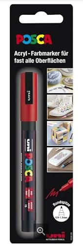 POSCA Marker UNI PC-3M rot BK