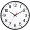 20cm Lautlos Wanduhr Ohne Tickgeräusche, Moderne Batteriebetriebene Uhr für Zuhause,Wohnzimmer, Schlafzimmer, Küche,Büro, Wanddekoration (Schwarz weiß,20CM)