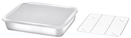 KOCKSHION Teigtaschenaufbewahrungsbox Mit Teigtaschenhalter Backblech Und Abtropfschale Für Lebensmittelbox Langlebig Und Hitzebeständig Für Küche Und Haushalt