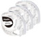 PHOVYAFI 3pcs 12mmx4m wasserdichtes Etikettenband Kompatibel mit Kennzeichnungsmaschinen, die mit LT 100H Labeller und P12 Pro kompatibel sind(Black on White)