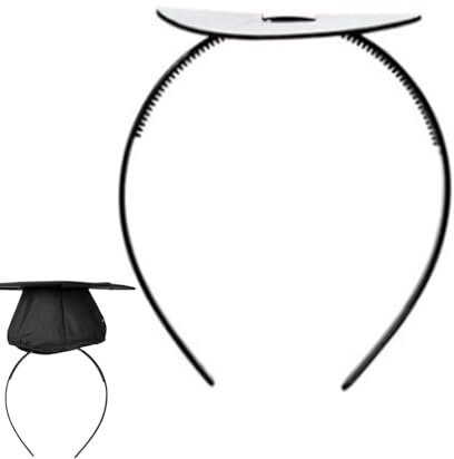 Yaztauho Abschlusshut Haarreif,Haarspange Für Abschlusskappen | Zubehör Haarschmuck Für Frauen Erwachsene Mädchen Studentinnen