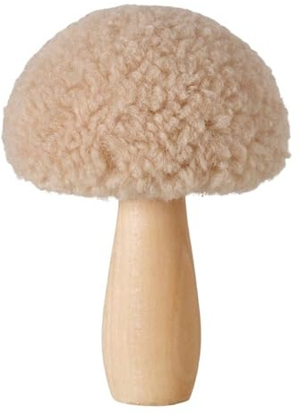BOLTZE Deko Pilz aus Holz H14cm Herbst Figur
