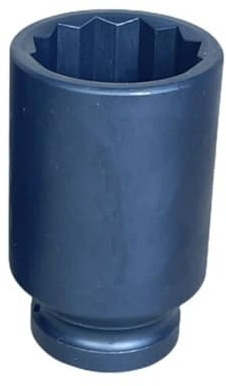 Douille carrée 3/4 60 mm, douille métrique 12 pans, longueur 85 mm, accessoire clé en acier au chrome vanadium
