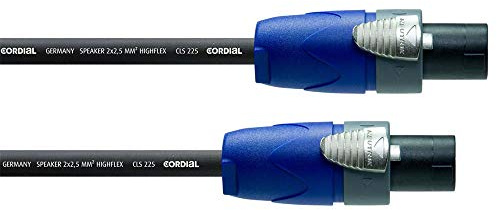 CORDIAL - Câble h.p. Speakon 2 points 15 m, droit, série Select - ECL CPL15LL2