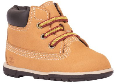 Timberland 6 In Crib Bootie (Infant) Stivali Unisex - Bimbi 0-24, Giallo (Wheat Nubuck 231),17 EU
