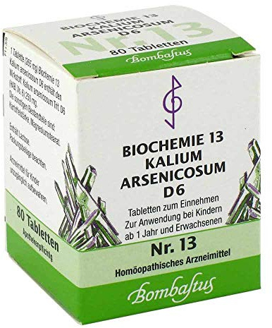 BIOCHEMIE 13 Kalium arsenicosum D 6 Tabletten 80 St
