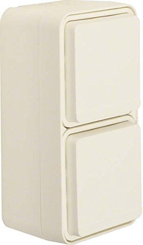 Berker SCHUKO-Steckdose 2fach 47703522 senkrecht polarweiß W.1 Steckdose 4011334404323