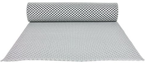 kela Antirutschmatte CORETTA 150 x 30 cm Schubladenmatte, rutschhemmende Unterlage, Kofferraummatte, Teppich-Stopp, Anti-Slip-Pad, Unterlegmatte, PVC-Kunststoff, grau, individuell kürzbar