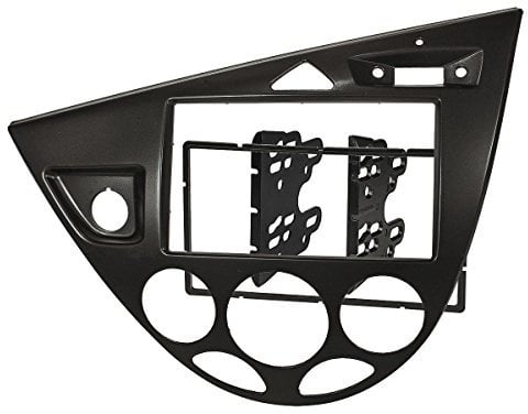 tomzz Audio 2415-058 Doppel DIN Radioblende kompatibel mit Ford Focus 1 Gen. 1998-2004 schwarz