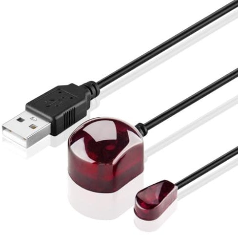 TNP Cavo Ripetitore Telecomando a Infrarossi IR (3m) - IR Extender Repeater Presa Jack Universale Ray Cavo di Estensione Emettitore Estensore Ricevitore di Segnale con Cavo USB