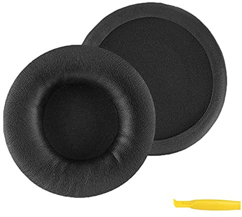 Geekria QuickFit Replacement Ear Pads Compatible With Sony MDR-V55 V500DJ Headphones Earpads, Headset Ear Cushion Repair Parts (Protein Leather)