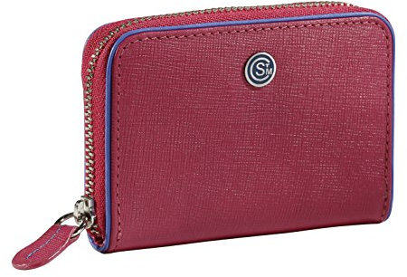 Canal Saint Martin Porte Monnaie, 10 cm, Rose Framboise