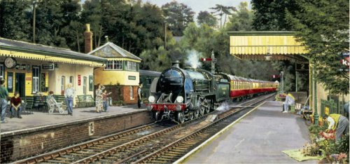 Gibsons - Sunny Day at Alresford 636 Piece Jigsaw Puzzle