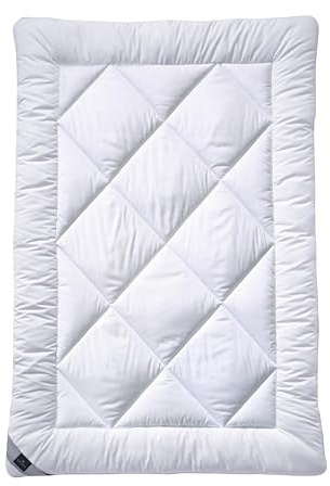 Billerbeck Bettdecke Ballade® - 135 x 200 cm Ganzjahresdecke der Wärmestufe mittel - weiche Faserbettdecke mit Satin Bezug