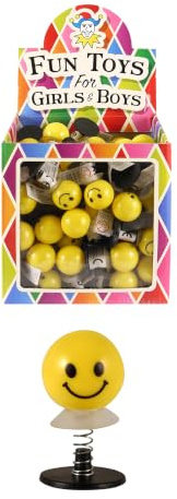 12 Smiley Jump-Ups 5cm