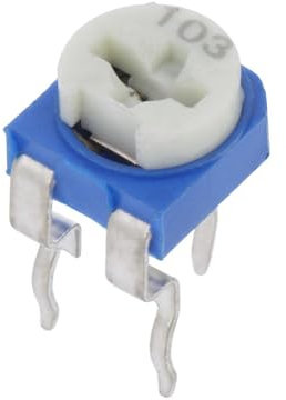 10X RKT6V-10K Potentiometer: für den Einbau 1-Drehung,liegend 10kΩ 100mW SR PASS