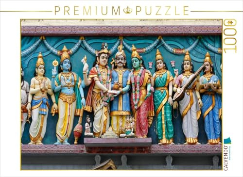 CALVENDO Puzzle Hindu-Tempel in Singapur | 1000 Teile Lege-Größe 64 x 48 cm Foto-Puzzle für glückliche Stunden