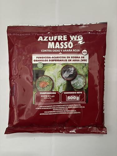 Azufre mojable. Fungicida-acaricida 500 gr