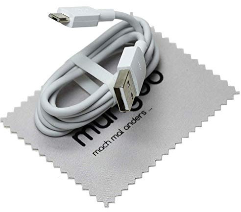 Cavo dati originale Huawei Micro USB per Huawei P10 Lite, P Smart 2019, P9 Lite, P8 Lite, P8lite 2017, Y3, Y5, Y6 Prime, Y7, Y9 con panno di pulizia per display mungoo.