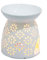 Brûleurs à Huile, Diffuseur de Nuit Lampe Céramique Huile Aromathérapie Poêle Huile Diffuseur Bougeoir (Fleur)