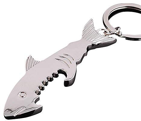 Joli décapsuleur en forme de boîte de requin, décapsuleur, porte-clés