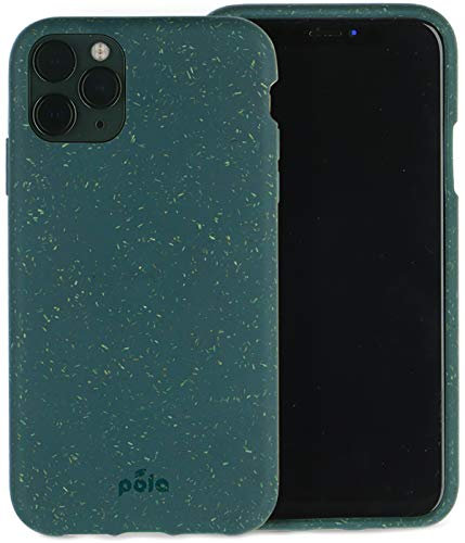 Pela: iPhone Case for iPhone 11 Pro Max: Eco-Friendly - 100% Biodegradable (11 Pro Max Green)