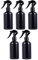 Beaupretty 5pcs 250ml Travel Spray Bottle Portable Black Fine Mist Spray Jar Hand Soap Cosmetic Container Trigger Water Plant for