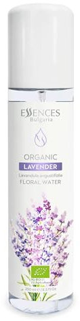 Essences Bulgaria Bio-Lavendelwasser 250ml | Fettige, zu Akne neigende Haut | Ausgleichendes Gesichtswasser | Lindert juckende Kopfhaut | Ausgezeichnetes Aftershave | Alkoholfrei