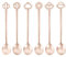 SAMBONET - Set 6 Cucchiaini Party Oriental Living Inox Antique Pvd Champagne