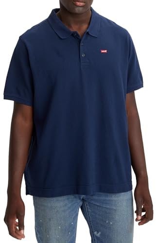 Levi's Big & Tall Housemark Polo, T-Shirt para Hombre, Dress Blues, 2XL