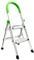 StepIt 2 Step Ladder - Portable Folding Aluminium Two Step Ladder with Deep Steps | 3 Year Warranty | Anti-Slip Soft Grip Step Ladders with Rubber Hand Grip | 150kg Capacity - Small Step Ladder