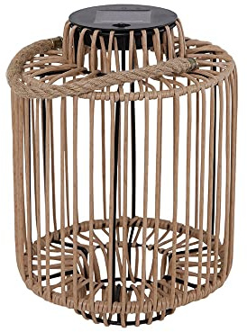 Lumisky Tenerife Solarlaterne, dekorativ, aus Polyrattan-Seil, LED, warmweiß, Höhe 30,5 cm
