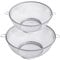Webake Colador de arroz de acero inoxidable, 2 unidades, diámetro de 25,8 cm, 22 cm, con 2 asas