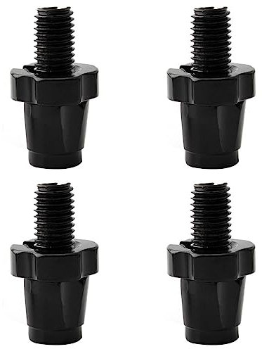 wueiooskj 4er Pack Fahrrad M7 Einstellschrauben Bremshebel Regler Schrauben Set Mountain Folding Bike Cycling Riding Part, Schwarz