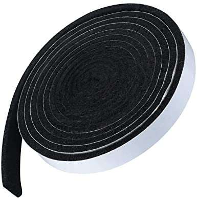 Carkio BBQ Gasket High Heat Temp Seal, Smoker Gasket 9.8 FT Long BBQ Smoker Self Stick Seal Tape, 3/4 x 1/8 BBQ Gasket Smoker for Smokers and BBQ Lid,Outdoor Products