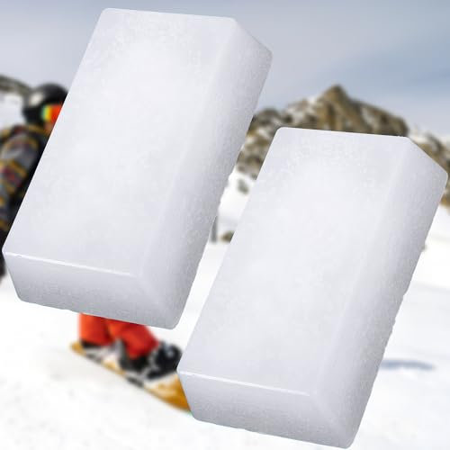 LFUTARI Ski- und Snowboardwachs, 2 Stück, 180 g, für alle Schneetemperaturen, universelles Ski- und Snowboardwachs, schützt Ski und Snowboard