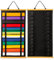 Winartton 12 Gürtel Karate Gürtel Display Rack mit Bambusrahmen Filz Taekwondo-Gürtel Display Kampfkunst Gürtel Display Halter für Kampfsportlerner, Nicht leicht verformt, Geschenkwahl (Stecker