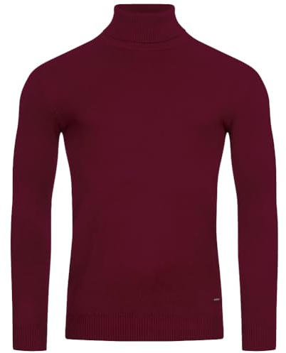 MONT EMILIAN Le Mans Herren Rollkragenpullover Strickpullover, modischer Herrenpullover