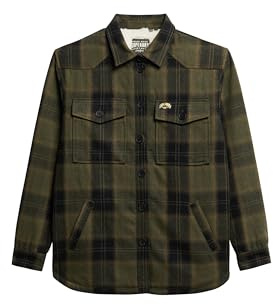 Superdry Damen Borg Check Overshirt