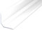 (13,49EUR/m) NALine Abschlussprofil Wand | 19 x 19 x 1000 mm | weiß Pulverbeschichtet | Innenwinkel | Bodentiefe Fenster Balkon Abschluss | Sockelprofil | Wandabschlussleiste
