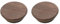 HDJNal Lot de 2 boutons de tiroir ronds en bois de noyer, 60 mm avec vis – Quincaillerie de poignée de porte en bois naturel – Poignées de meubles d'armoire, d'armoire, de placard et de tiroir, grande