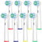 8 Stück Aufsteckbürsten Kompatibel mit Most Braun Oral B Elektrische Zahnbürste, Zahnbürstenaufsatz kompatibel mit Oral B Pro Series, Vitality Pro, Genius X, Zahnbürsten Aufsätze(Weiß)