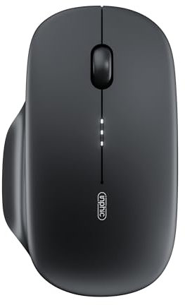 inphic M1 Tragbare Bluetooth-Maus, Tri-Modus (BT1/BT2+2.4G) Wiederaufladbare Maus kabellos mit Daumenauflage | Sichtbarer Batterieanzeiger | Ultraflach & leicht Funkmaus für PC/Computer/Laptop